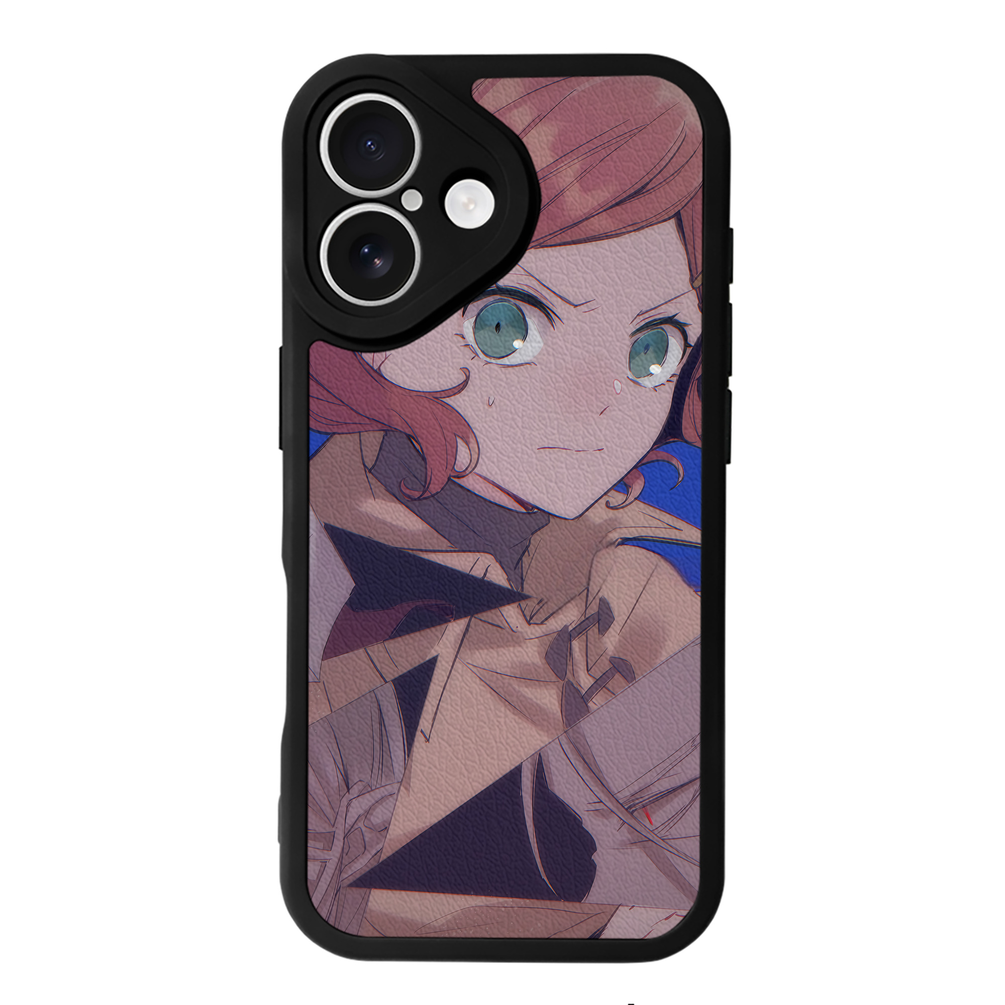 （画像用） 文豪ストレイドッグス Bungo Stray Dogs 【iPhone 16シリーズ対応】シリコンスマホケース（レザー調） 材質：シリコン